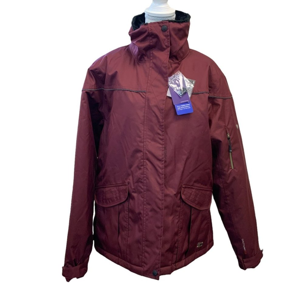 NWT Riding Sport Crown Jacket In Maroon Size XXL
